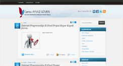 Desktop Screenshot of cansuayvazguven.com