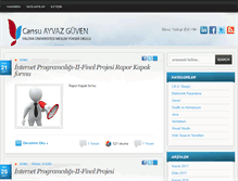 Tablet Screenshot of cansuayvazguven.com